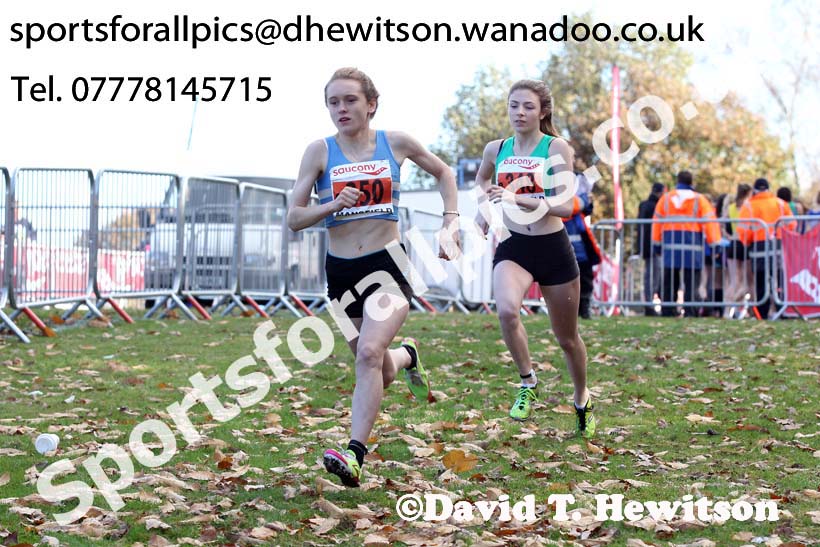 Under-17 womens National Cross Country Relays. Photo: David T. Hewitson/Sports for All Pics
